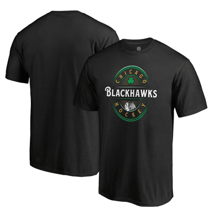 Chicago Blackhawks 2024-2025 St. Patrick's Day Forever Lucky T-Shirt