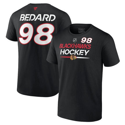 Connor Bedard Chicago Blackhawks 2024-2025 Pro Prime T-Shirt