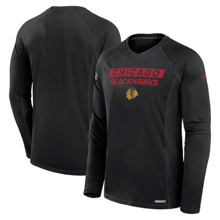 Chicago Blackhawks 2024-2025 Pro Rink Tech Long Sleeve T-Shirt