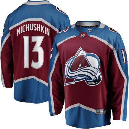 Valeri Nichushkin Colorado Avalanche 2024-2025 Home Breakaway Burgundy Jersey
