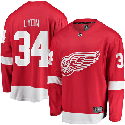 Alex Lyon Detroit Red Wings 2024-2025 Home Breakaway Red Jersey