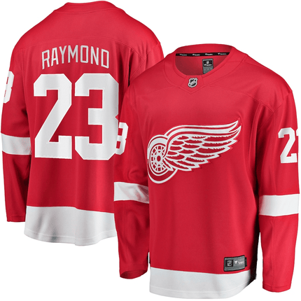 Lucas Raymond Detroit Red Wings 2024-2025 Home Breakaway Red Jersey