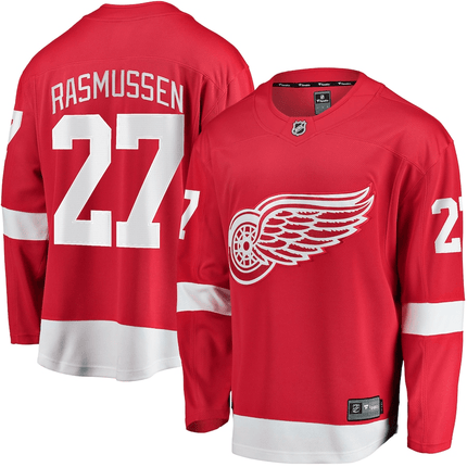Michael Rasmussen Detroit Red Wings 2024-2025 Home Breakaway Red Jersey