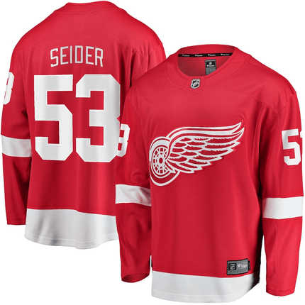 Moritz Seider Detroit Red Wings 2024-2025 Home Breakaway Red Jersey