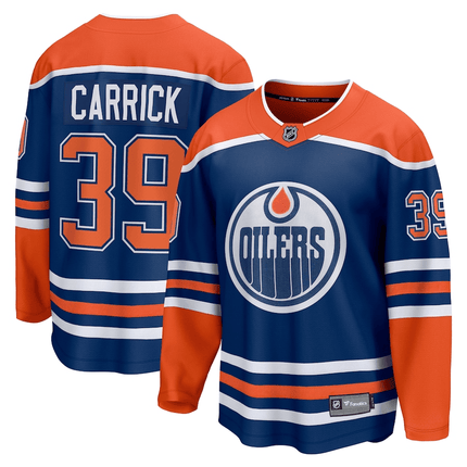Sam Carrick Edmonton Oilers 2024-2025 Home Breakaway Royal Jersey