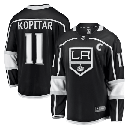 Anze Kopitar Los Angeles Kings 2024-2025 Home Black Jersey