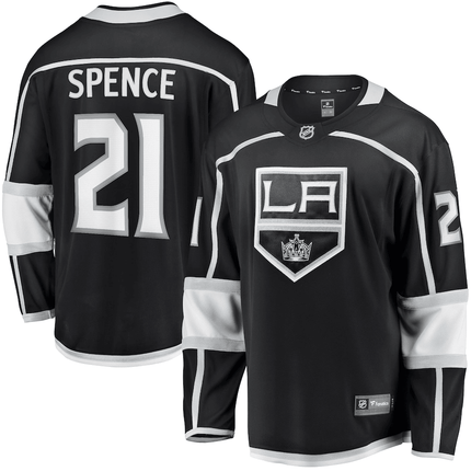 Jordan Spence Los Angeles Kings 2024-2025 Home Black Jersey