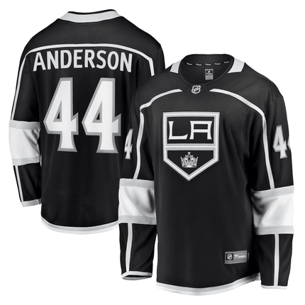 Mikey Anderson Los Angeles Kings 2024-2025 Home Black Jersey