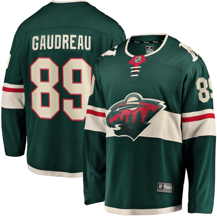 Frederick Gaudreau Minnesota Wild 2024-2025 Home Breakaway Green Jersey