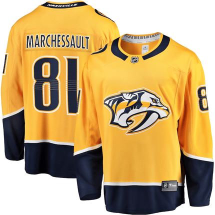 Jonathan Marchessault Nashville Predators 2024-2025 Home Premier Breakaway Gold Jersey