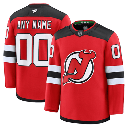 Custom New Jersey Devils 2024-2025 Alternate Premier Breakaway Red Jersey
