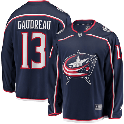 Johnny Gaudreau Columbus Blue Jackets 2024-2025 Breakaway Navy Jersey
