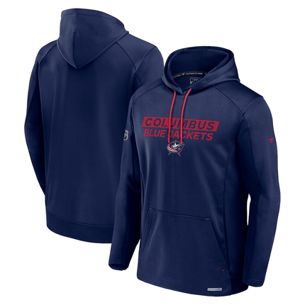 Columbus Blue Jackets 2024-2025 Pro Rink Fleece Pullover Hoodie
