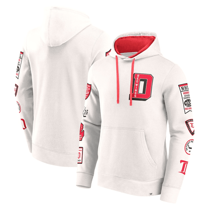 Detroit Red Wings 2024-2025 Letterman Pullover Hoodie
