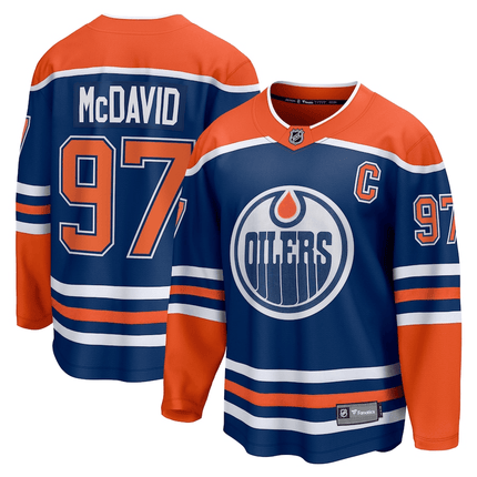 Connor McDavid Edmonton Oilers 2024-2025 Home Breakaway Royal Jersey
