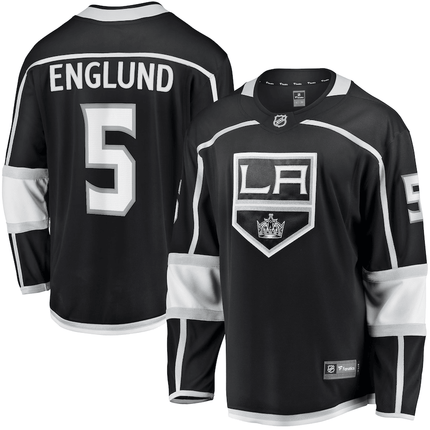 Andreas Englund Los Angeles Kings 2024-2025 Home Black Jersey