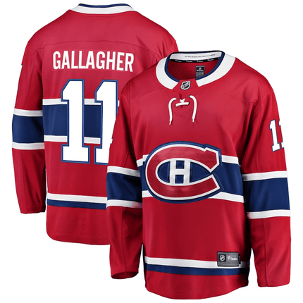 Brendan Gallagher Montreal Canadiens 2024-2025 Home Breakaway Red Jersey
