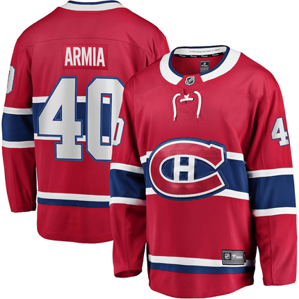 Joel Armia Montreal Canadiens 2024-2025 Home Breakaway Red Jersey