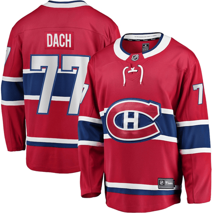 Kirby Dach Montreal Canadiens 2024-2025 Home Breakaway Red Jersey
