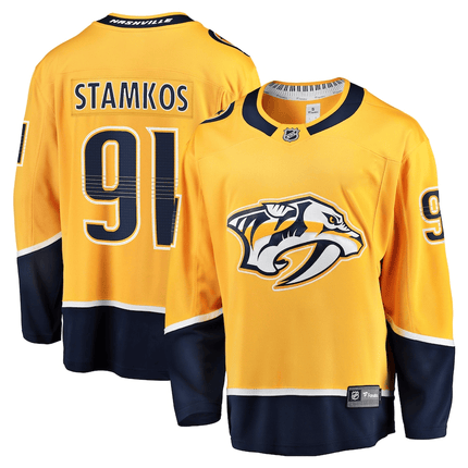 Steven Stamkos Nashville Predators 2024-2025 Home Premier Breakaway Gold Jersey