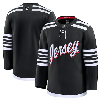 New Jersey Devils 2024-2025 Alternate Premier Breakaway Black Jersey