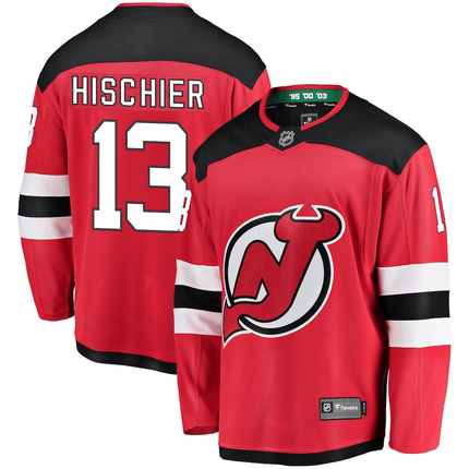 Nico Hischier New Jersey Devils 2024-2025 Breakaway Red Jersey