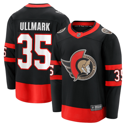 Linus Ullmark Ottawa Senators 2024-2025 Home Breakaway Black Jersey