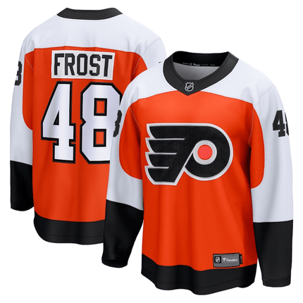 Morgan Frost Philadelphia Flyers 2024-2025 Home Premier Breakaway Orange Jersey