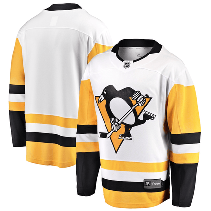 Pittsburgh Penguins 2024-2025 Away Premier Breakaway White Jersey