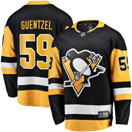 Jake Guentzel Pittsburgh Penguins 2024-2025 Home Breakaway Black Jersey