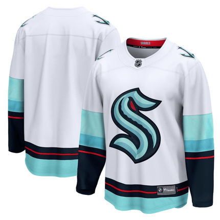 Seattle Kraken 2024-2025 Away Breakaway White Jersey