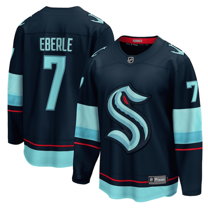Jordan Eberle Seattle Kraken 2024-2025 Home Breakaway Deep Sea Blue Jersey