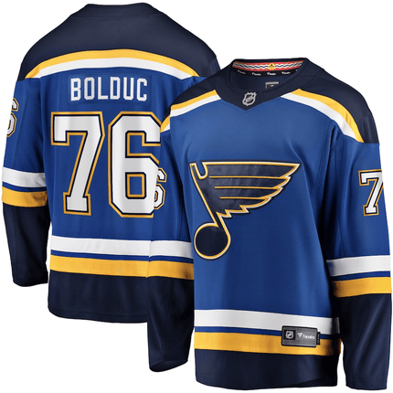 Zack Bolduc St. Louis Blues 2024-2025 Breakaway Home Blue Jersey