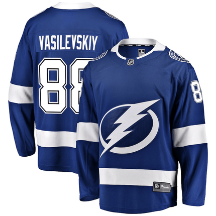 Andrei Vasilevskiy Tampa Bay Lightning 2024-2025 Home Breakaway Blue Jersey