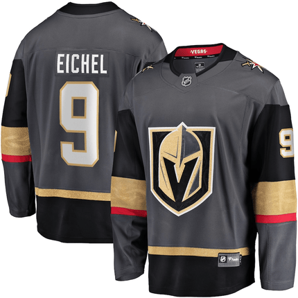 Jack Eichel Golden Knights 2024-2025 Breakaway Alternate Gray Jersey