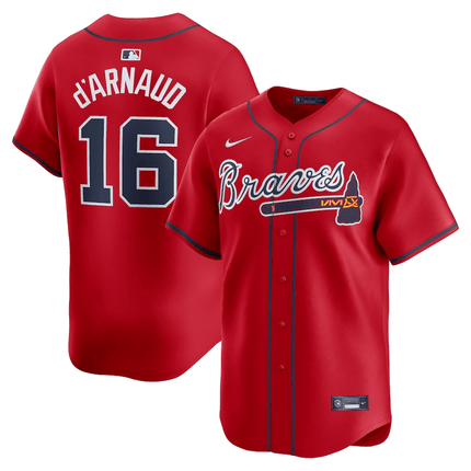 Travis d'Arnaud Atlanta Braves 2024-2025 Alternate Limited Red Jersey