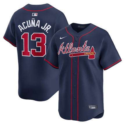 Ronald Acuña Jr. Atlanta Braves 2024-2025 Alternate Limited Navy Jersey