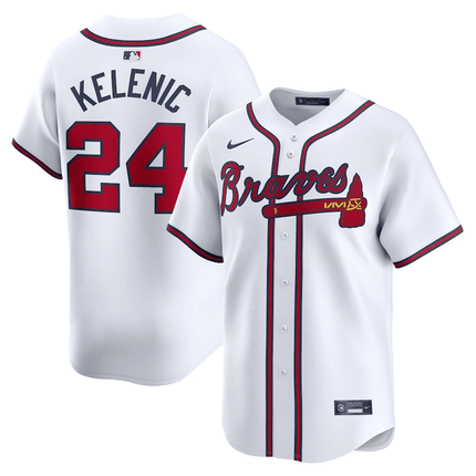 Jarred Kelenic Atlanta Braves 2024-2025 Home Limited White Jersey