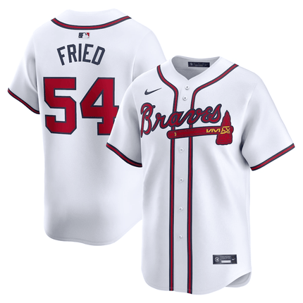 Max Fried Atlanta Braves 2024-2025 Home Limited White Jersey