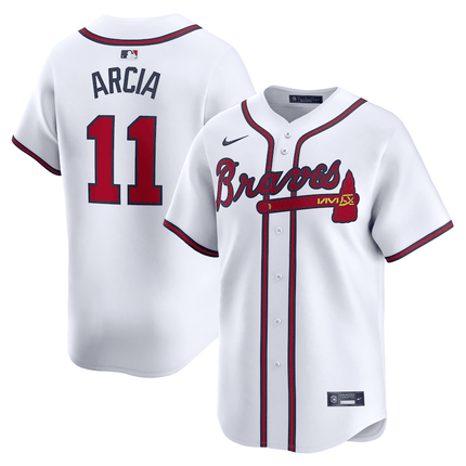 Orlando Arcia Atlanta Braves 2024-2025 Home Limited White Jersey