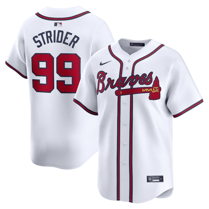 Spencer Strider Atlanta Braves 2024-2025 Home Limited White Jersey