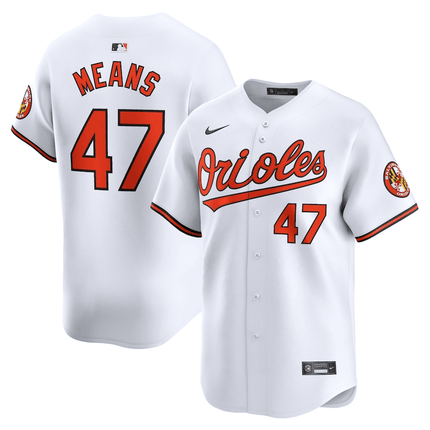 John Means Baltimore Orioles 2024-2025 Home Limited White Jersey