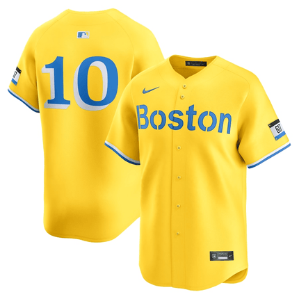 Trevor Story Boston Red Sox 2024-2025 City Connect Limited Gold Jersey