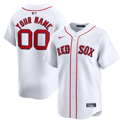 Custom Boston Red Sox 2024-2025 Home Limited White Jersey