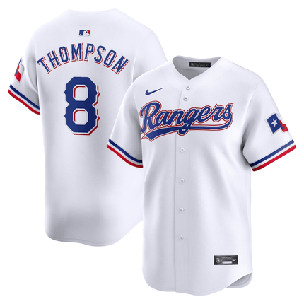 Bubba Thompson Texas Rangers 2024-2025 Home Limited Player White Jersey