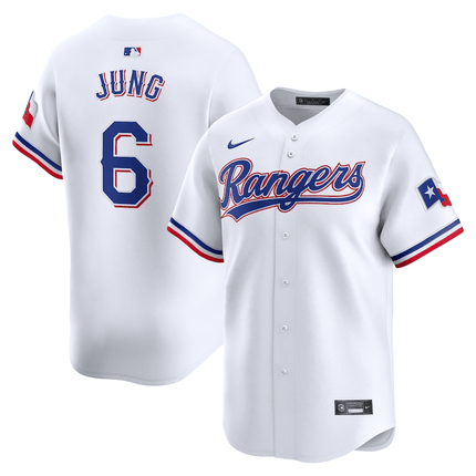 Josh Jung Texas Rangers 2024-2025 Home Limited Player White Jersey