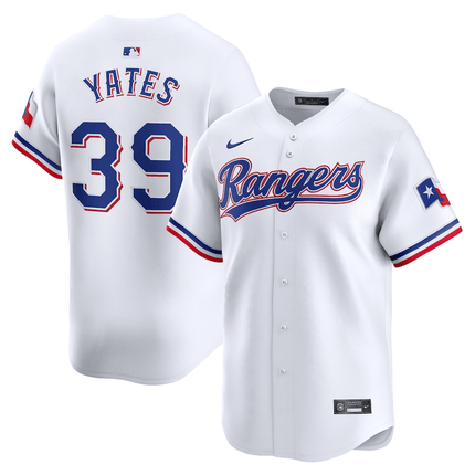 Kirby Yates Texas Rangers 2024-2025 Home Limited Player White Jersey