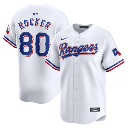 Kumar Rocker Texas Rangers 2024-2025 Home Limited Player White Jersey