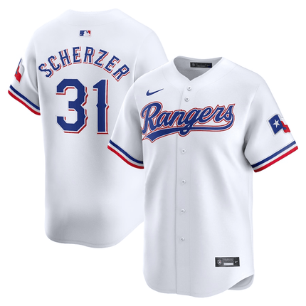 Max Scherzer Texas Rangers 2024-2025 Home Limited Player White Jersey