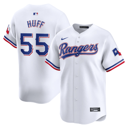 Sam Huff Texas Rangers 2024-2025 Home Limited Player White Jersey